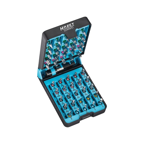 HAZET bit set 2240N/51 hexagon 1/4 inch (6.3 mm) 51 tools - Screwdriver bit (miscellaneous)