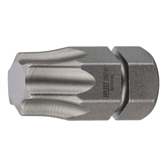 HAZET bit 2597-01 Hexagon 5/16 inch (8 mm) Internal TX profile T45 - Bit for hexagon socket screws