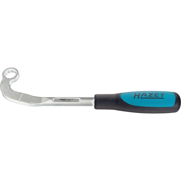 HAZET Turbocharger wrench 2849-15 External double hexagon profile 15 mm - Combination wrench