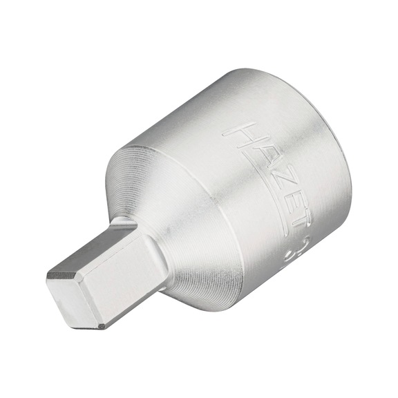 HAZET Öldienst Schraubendreher-Steckschlüsseleinsatz 3702 Vierkant 1/2 Zoll - Schraubendrehereinsatz