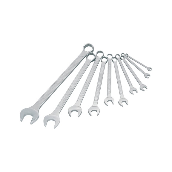 HAZET Combination wrench set 10-piece 600NA/10 - Combination spanner set