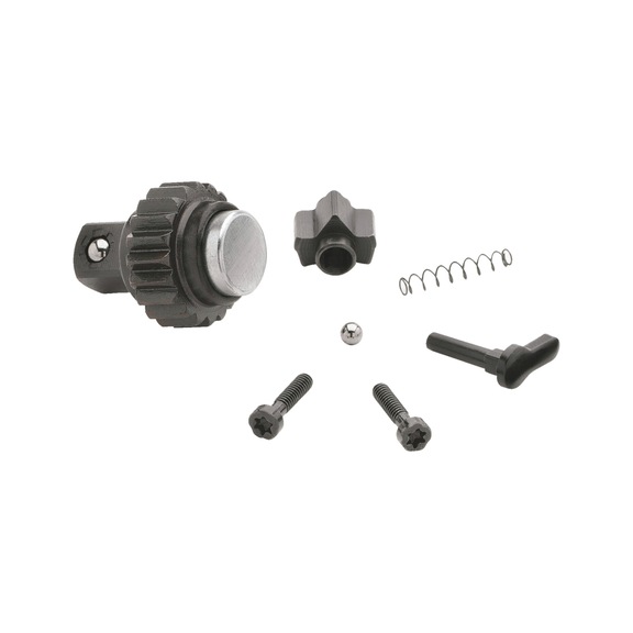 HAZET Ersatzteil Satz Knarr-Rad mit Sicherheitsverriegelung 863S/7 - Verbindungs-4kant (Umschaltknarre)