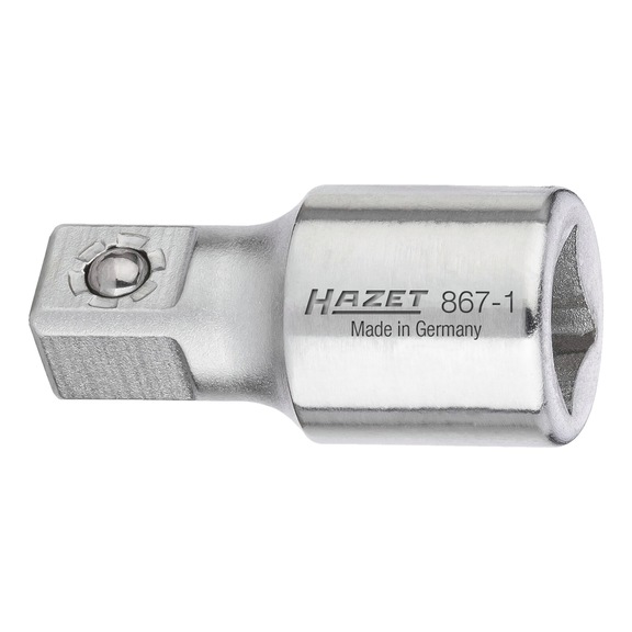HAZET extension 867-1 square 1/4 inch (6.3 mm) square 1/4 inch (6.3 mm) - Extension piece for socket wrench inserts