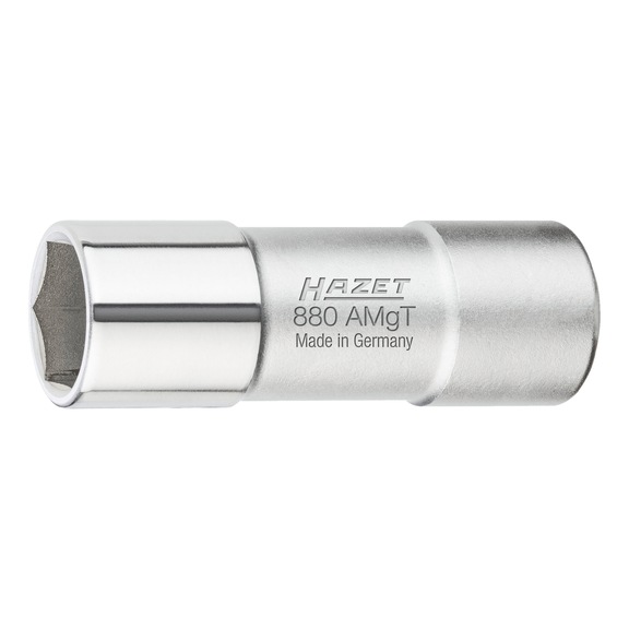 HAZET Spark plug socket 880AMGT Square 3/8 inch - Spark plug socket insert