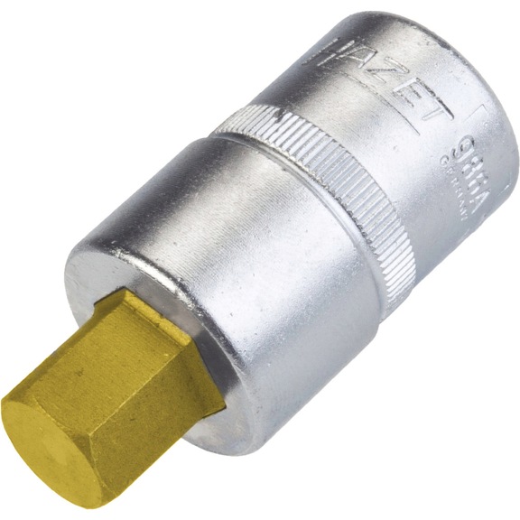 HAZET screwdriver socket 986A-1/2 square drive 1/2 inch (12.5 mm) - Hexagon socket insert (socket wrench)