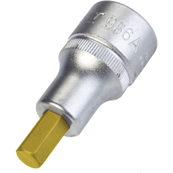 HAZET Screwdriver socket 986A-5/16 square 1/2 inch - Hexagon socket insert (socket wrench)