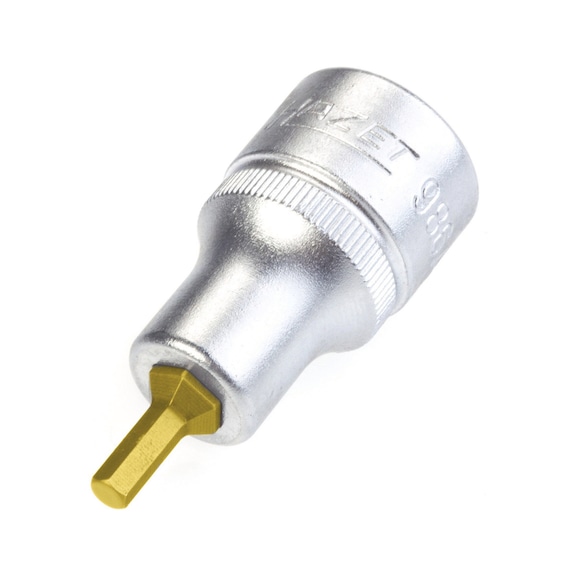 HAZET Schraubendreher-Steckschlüsseleinsatz 986A-5/32 Vierkant 1/2 Zoll - Innensechskant-Einsatz (Steckschlüssel)