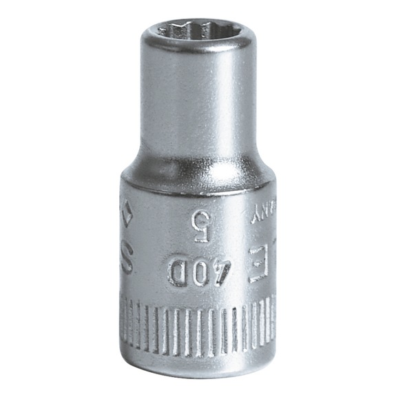 STAHLWILLE 1/4 inch socket 5 mm DIN 3124 1030005 - Socket wrench bit