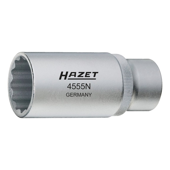 HAZET fuel injector tool 4555N square 1/2 inch (12.5 mm) - Socket set (12-edged)