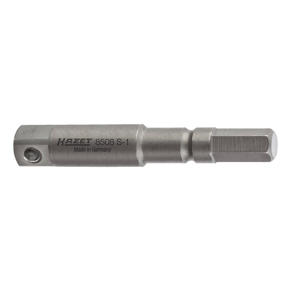 HAZET impact wrench adapter 8508S-1 hexagonalISO 1173-A 5.5 square 1/4 inch - Socket tool (other)