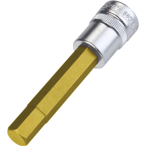 HAZET screwdriver socket 8801A-3/8 Square 3/8 inch (10 mm) - Hexagon socket insert (socket wrench)