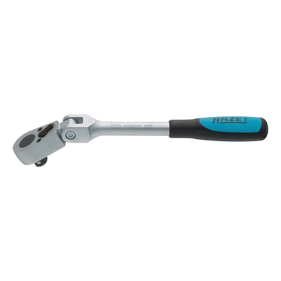 HAZET reversible ratchet with joint 8816GK square 3/8 inch (10 mm) - Connection square (reversible ratchet)