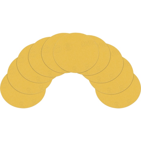 HAZET replacement sanding pads 10 pieces 400 grit diameter 76.2 mm 9033-5-05/10 - Abrasives, grinding tools (other)