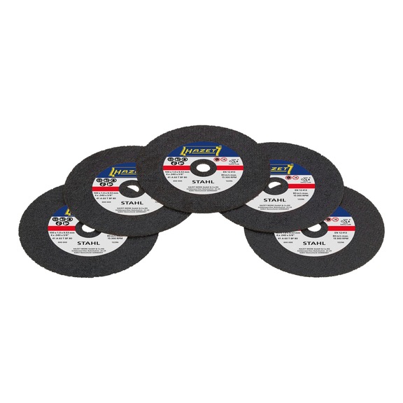 HAZET Trennscheiben Satz 9033P-08/5 Anzahl Werkzeuge: 5 - Schleifmaschine (Druckluft, Sonstiges)