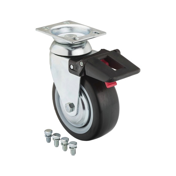 VIGOR Swivel castor for workshop trolley Series M L XL XD - Workshop trolley