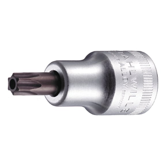 STAHLWILLE Screwdriver bit insert 54TXB 1/2 inch T50 L.55 mm 03110050 - Hexagon socket 1/2" (socket wrench)