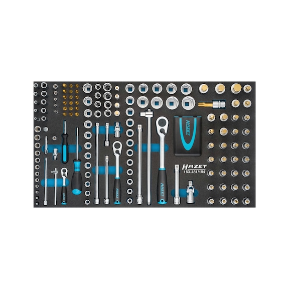 HAZET Steckschlüssel-Satz 163-481/194 Anzahl Werkzeuge 194 - Werkzeugsortiment