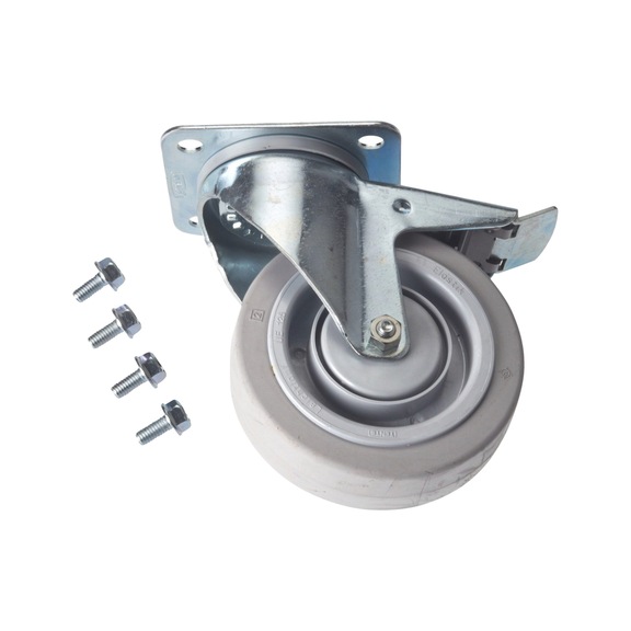 HAZET Swivel castor with brakes 179W-011 - Transport equipment (workshop, accessories, other)