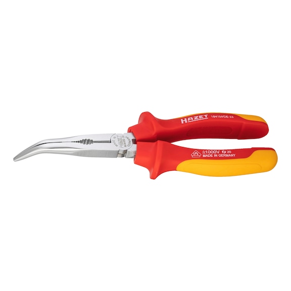 HAZET Round nose pliers with protective insulation 1841BVDE-33 - Tinsmith's pliers