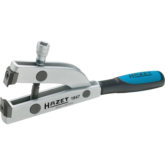 HAZET Axle boot clamping pliers 1847 Square 3/8 inch (10 mm) - Circlip pliers