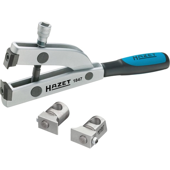 Achsmanschetten Spannzange 1847/3 3/8 Zoll (10 mm) Vierkant 3 Stück-teilig - Sicherungsringzange