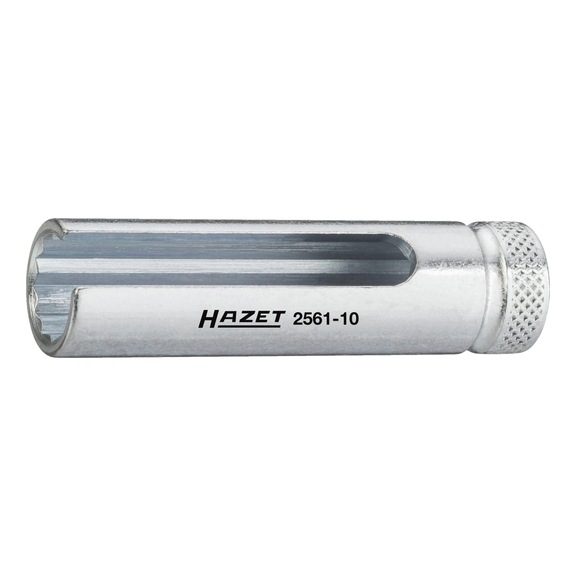 HAZET Turbocharger socket double hexagon 2561-10 square 1/4 inch - Pipe socket wrench