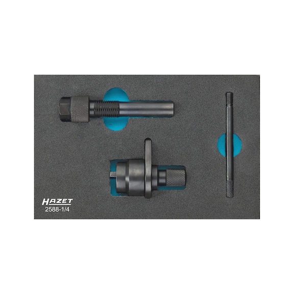 Motoreinstell-Werkzeug VW 1,2 TFSi mit Steuerkette 2588-1/4 4-teilig - Betriebsausstattung, Werkstatteinrichtung (Zubehör, Sonstiges)