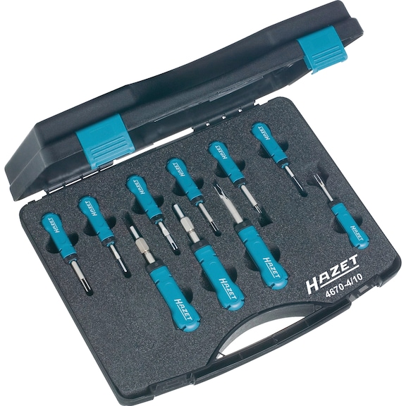 HAZET cable release assortment 4670-4/10 Number of tools 10 - Operating equipment, workshop equipment (accessories, other)