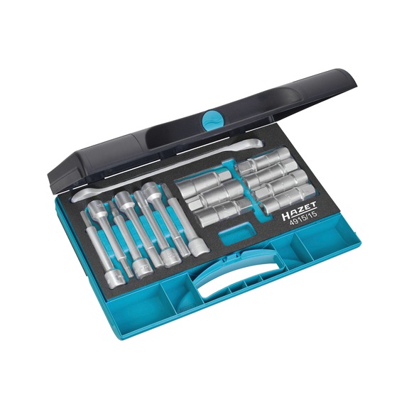 HAZET Shock absorber tool set 4915/15 square 1/2 inch 15-piece - Operating equipment, workshop equipment (accessories, other)