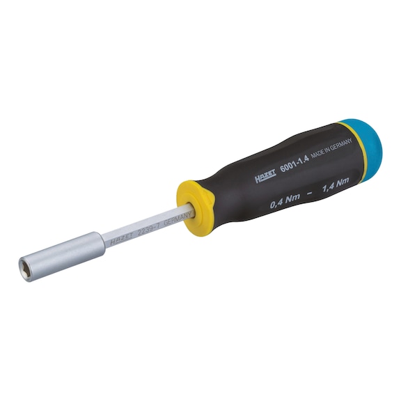 HAZET Torque screwdriver 6001-1.4/3 Tightening torque 0.4-1.4 Nm 3-part - Torque screwdriver