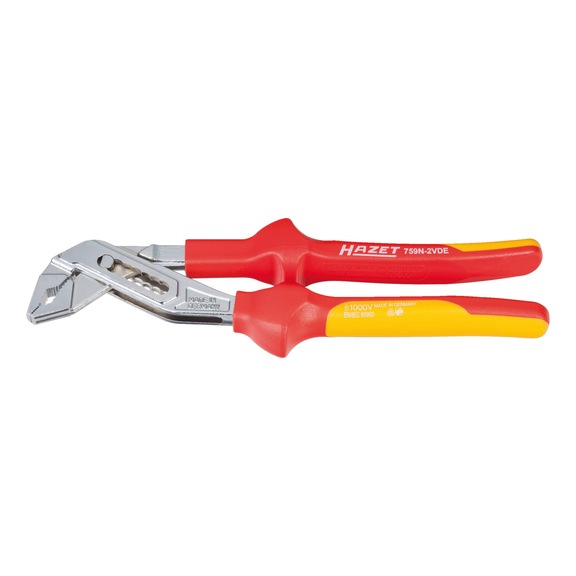 HAZET Universal pliers with protective insulation 759N-2VDE - Water pump pliers