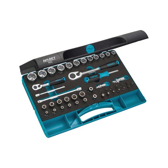 HAZET socket wrench set 882, 46 tools - Socket wrench set