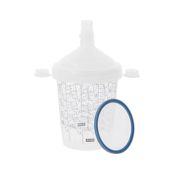 SATA RPS Mehrzweckbecher 0,3 l Standard 125 µm Flachsieb 40 Stück 1010389 - RPS Mehrzweckbecher