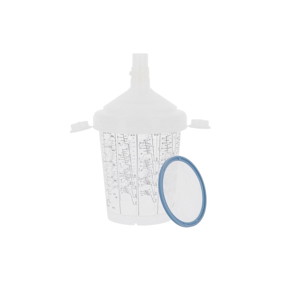 SATA RPS multipurpose cup 0.3 l standard XL 125 µm flat sieve 100 pieces 1010420 - RPS multipurpose cup