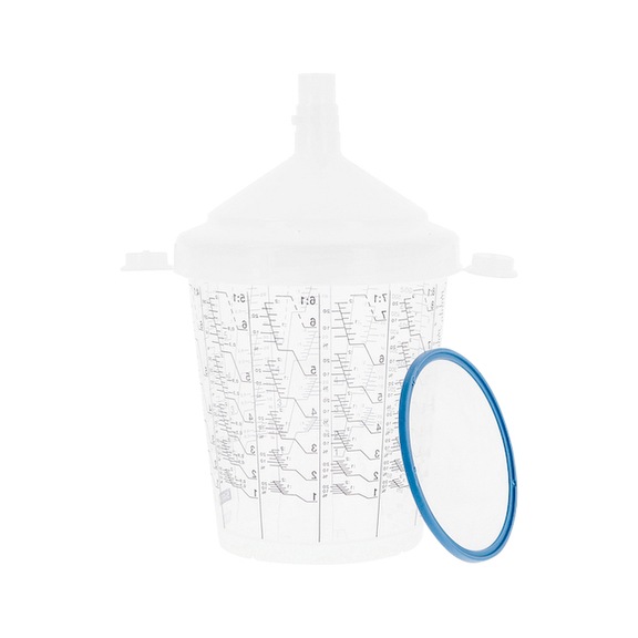 SATA RPS Mehrzweckbecher 0,6 l 125 µm Flachsieb 60 Stück 1010438 - RPS Mehrzweckbecher