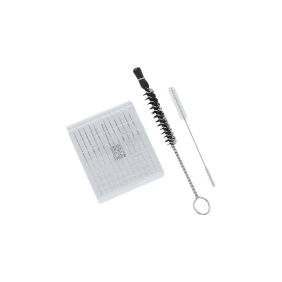 SATA Reinigungs-Set 2 Reinigungsbürsten und 12 Düsenreinigungsnadeln 64030 - Wartung und Pflege