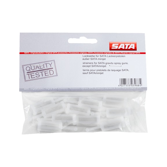 SATA paint sieve 300 µm 500 pieces for spray guns except SATAminijet 3000B 76026 - Paint strainers
