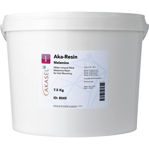 AKASEL AKA-RESIN MELAMINE Melamin Warmeinbettmittel weiß, mineralgefüllt 7,5 kg - Warmeinbettmittel AKA-RESIN Melamine
