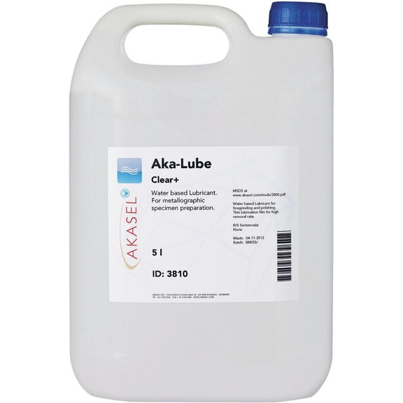 AKASEL CLEAR+AKA-LUBE, viscosité très faible pour AKA-POLY+ ou AKA-MONO+, 5&nbsp;l - Lubrifiant Clear+ Aka-Lube