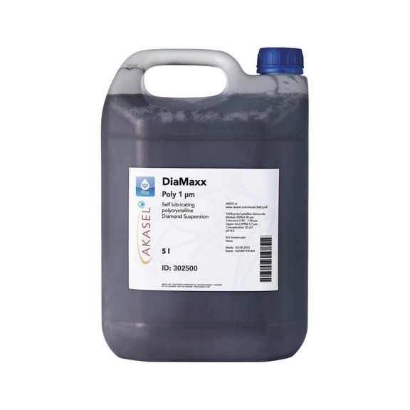 AKASEL DIAMAXX POLY, 1&nbsp;µm, polissage final, 5 l - Suspension diamantée 2 en 1 DiaMaxx Poly