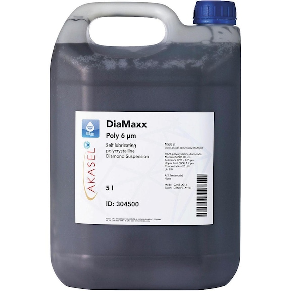 AKASEL DIAMAXX POLY, 6 µm, polishing, 5 l - 2-in-1 diamond suspension DiaMaxx Poly