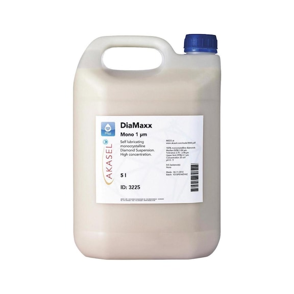 AKASEL DIAMAXX MONO, 1 µm, eindpolijsten, 5 l - 2-in-1 diamantsuspensies DiaMaxx Mono