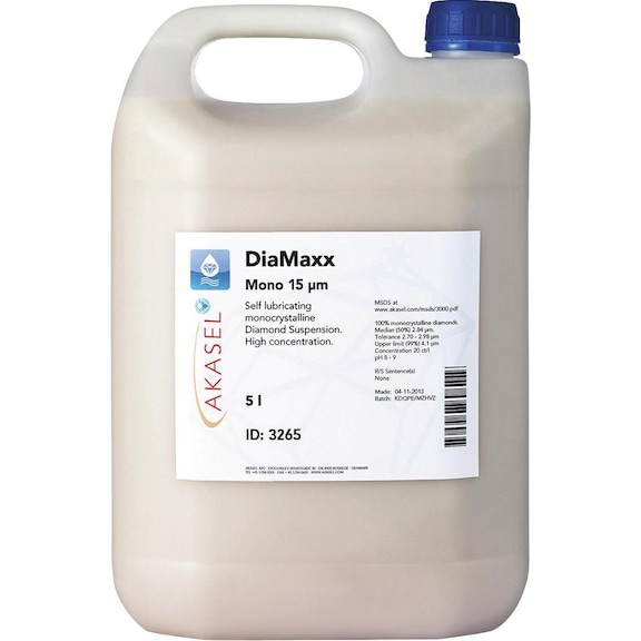 AKASEL DIAMAXX MONO 15 µm, Abtragen 5 L - 2 in 1 Diamantsuspension DiaMaxx Mono