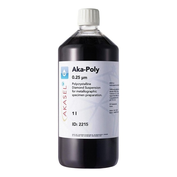 AKASEL AKA-POLY Diamantsuspension 0,25µm 1 Liter - Diamantsuspension Aka-Poly