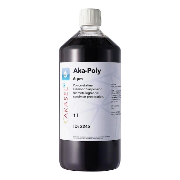 AKASEL AKA-POLY Diamantsuspension 6µm 1 Liter - Diamantsuspension Aka-Poly