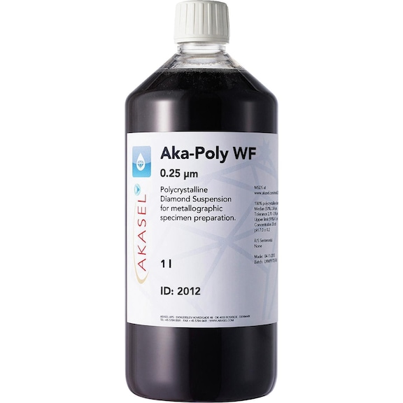 AKASEL AKA-POLY Wasserfrei 0,25µm Glykol-basierende Suspension 1 Liter - Diamantsuspension Aka-Poly, wasserfrei