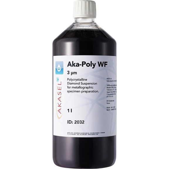 AKASEL AKA-POLY sans eau, 3&nbsp;µm, suspension à base de glycol, 1&nbsp;l - Suspension diamantée Aka-Poly, sans eau