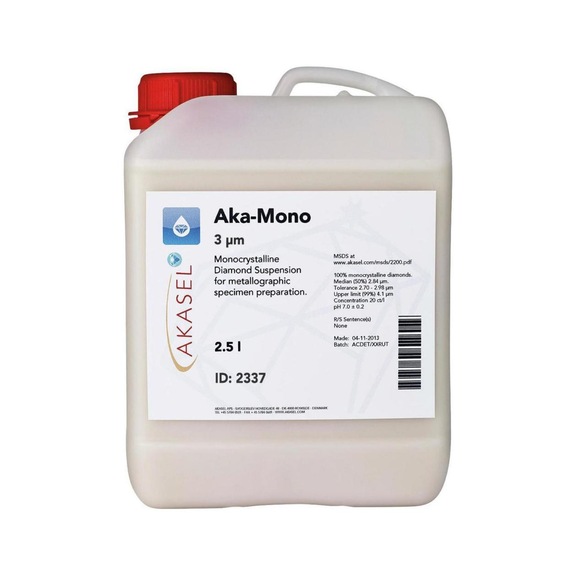 AKASEL AKA-MONO diamantsuspensie, 3 µm, 2,5 l - Aka-Mono diamantsuspensie