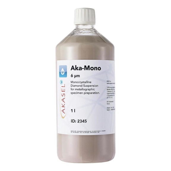AKASEL AKA-MONO Diamantsuspension 6µm 1 Liter - Diamantsuspension Aka-Mono