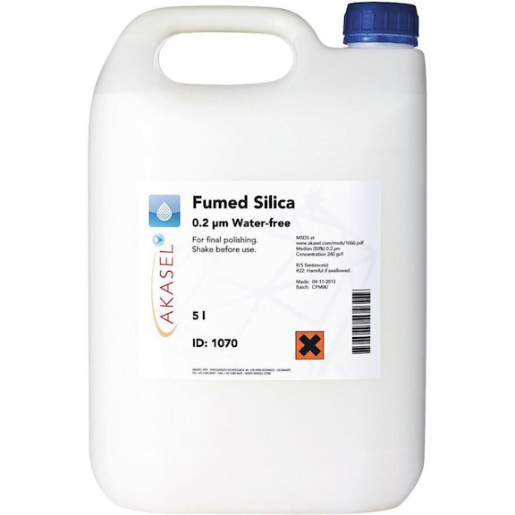 AKASEL OXIDE pyrogene silicaatsuspensie, watervrij, 0,2 µm, 5 l - Pyrogene silicaatsuspensie oxidesuspensie